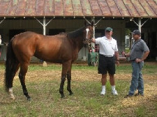 Capt. Candyman Can, Dr. Joe Rauch & Ian Wilkes at Saratoga